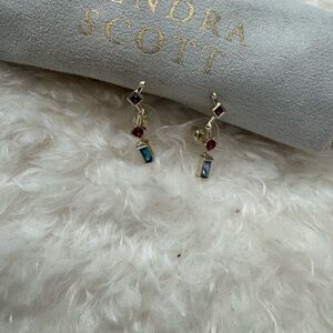 Kendra Scott Sutton Gold Linear Ear climbers